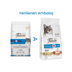 Felicia Hipoalerjenik Somonlu Düşük Tahıllı Yetişkin Kedi Maması0