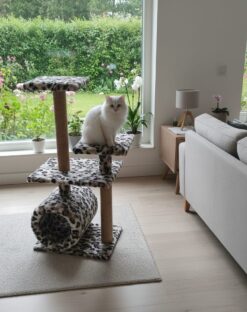 HayMiaKo Premium Tünelli Kedi Tırmalama Evi1