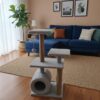 HayMiaKo Premium Tünelli Kedi Tırmalama Evi2