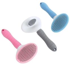 Lüx Oval Basmalı Kedi Köpek Tarağı